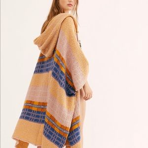 NWOT Free People Mercer Hooded Kimono